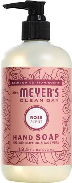 Mrs. Meyer'S Clean Day Hand Soap Made With Essential Oils Biodegradable Formula Rose 12.5 Fl. Oz