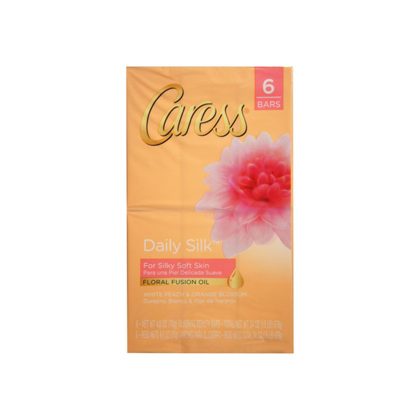 Caress Beauty Bar Daily Silk 4 oz, 6 Bar