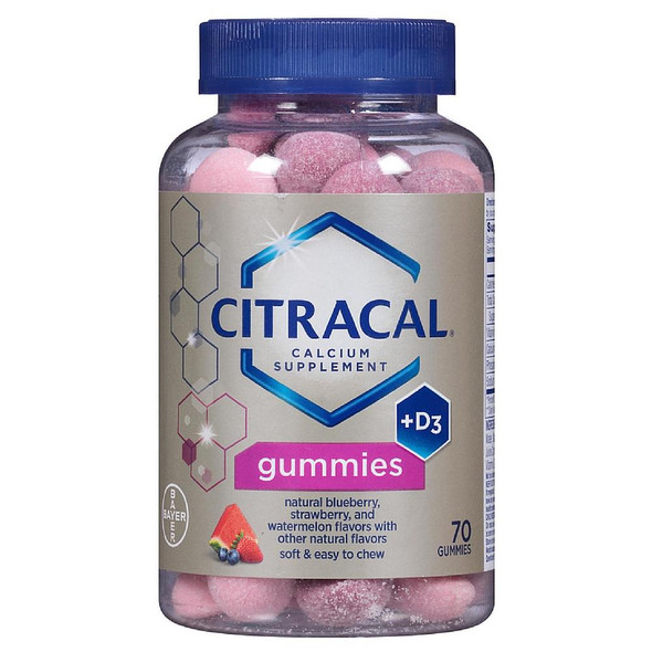 Citracal Calcium Supplement Gummies 70 ea