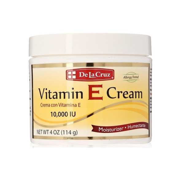 De La Cruz Vitamin E Cream 4 oz