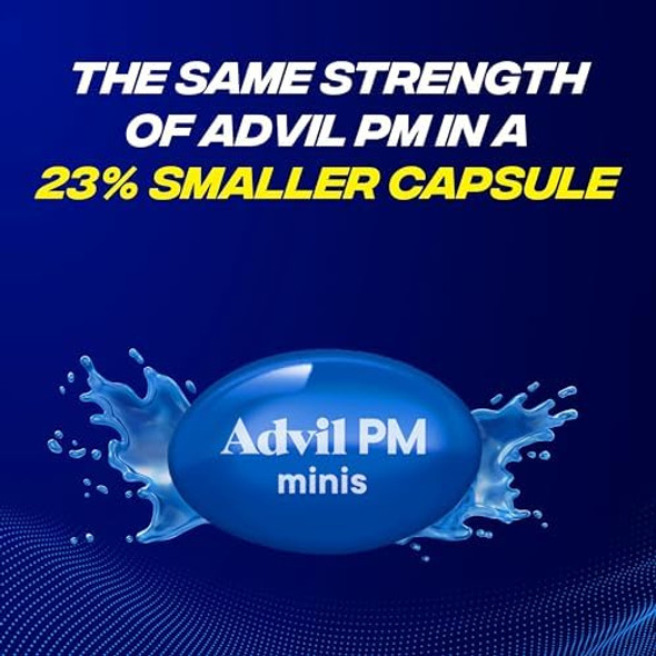 Advil Pm Liquigels Minis 40 Liquid Filled Capsules