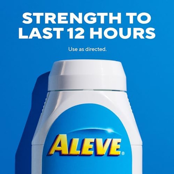 Aleve Pain Reliever & Fever Reducer Naproxen Sodium Caplets Body And Arthritis Pain Reliever Medicine For Adults And Children Ages 12 And Up 60 Individual Pouches Aleve Pain Reliever & Fever Reducer Naproxen Sodium Caplets Body And Arthritis Pain Reliever Medicine For Adults And Children Ages 12 And Up 60 Individual Pouches