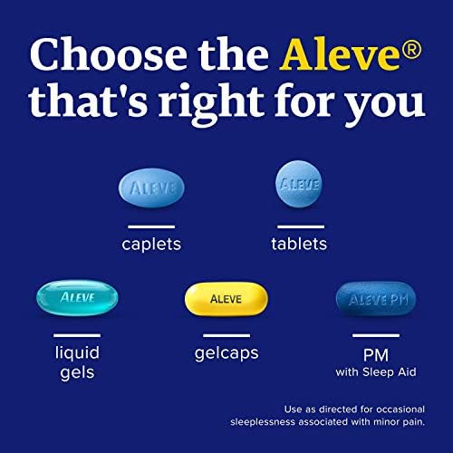 Aleve Pm Pain Reliever Nighttime Sleepaid Caplets 20 Ea (Pack Of 4)