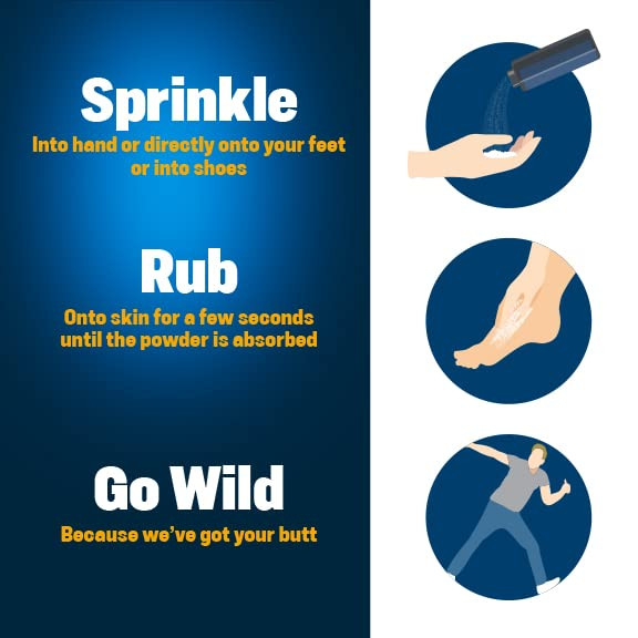 Anti Monkey Butt Foot Powder Medicated Odor Eliminator And Soothing Itch Relief With Calamine Antifungal Formula For Long Lasting Relief 8 Oz