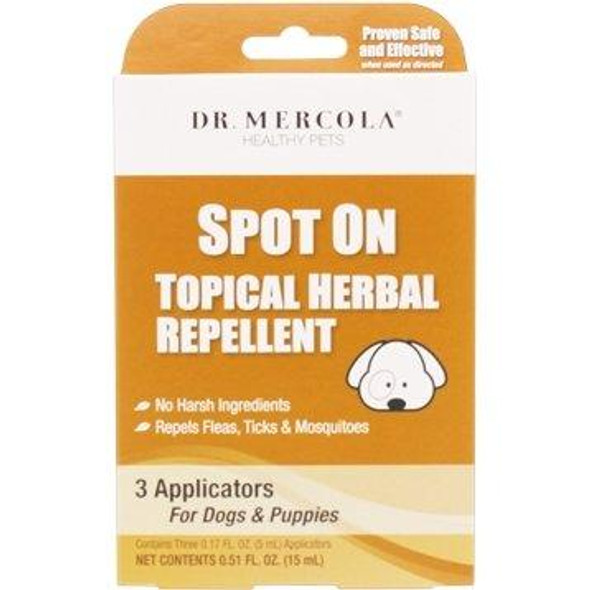 Spoton Herbal Repellent Dogs 3 App - 2 Pack