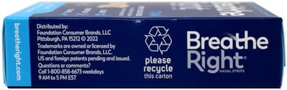 Breathe Right Nasal Strips Original Tan Small/Medium 30 Count