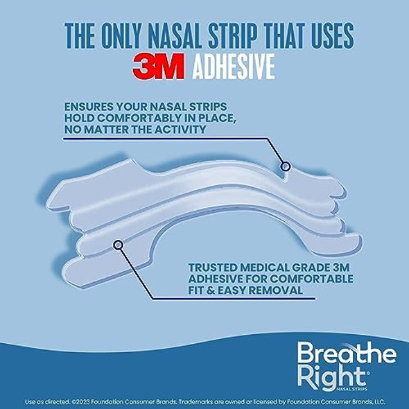 Breathe Right Nasal Strips Clear Large 30Ct (Packaging May Vary)