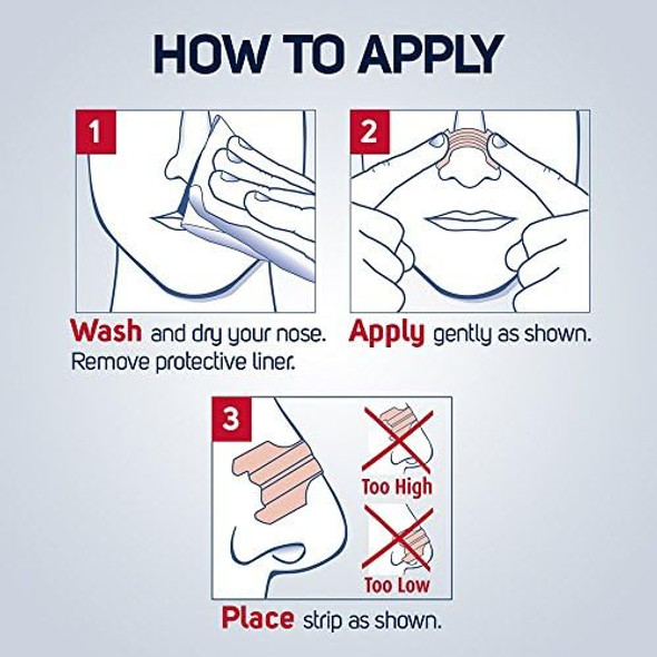 Breathe Right Calming Lavender Scented Drug Nasal Strips For Nasal Congestion Relief 5 Packages (26 Count)