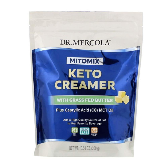 Mitomix Keto Creamer With Grass Fed Butter - 10.58 oz - Dr. Mercola