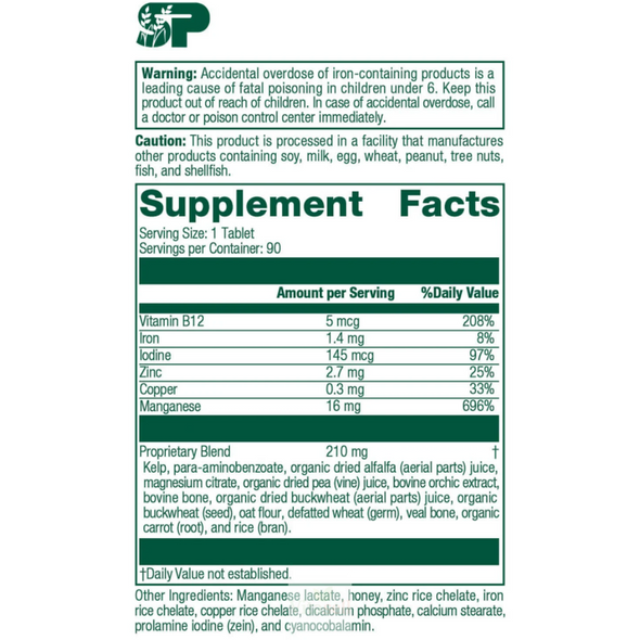 Trace Minerals-B12 90 Tablets