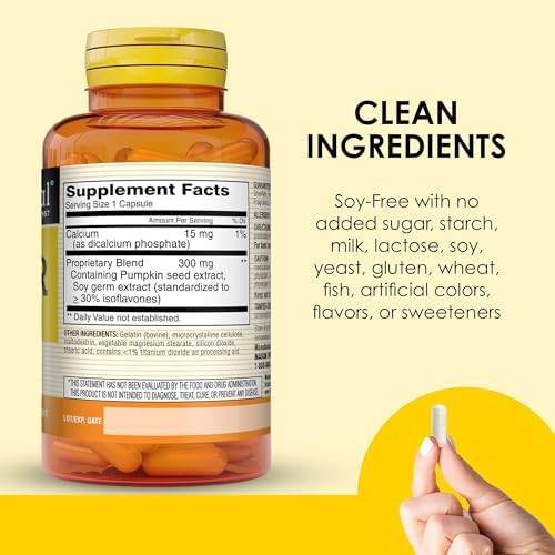 Mason Natural Daily Bladder Comfort 30Day Supply With Calcium Pumpkin Seed And Soy Germ To Support Normal Bladder Function 60 Capsules (Pack Of 3)