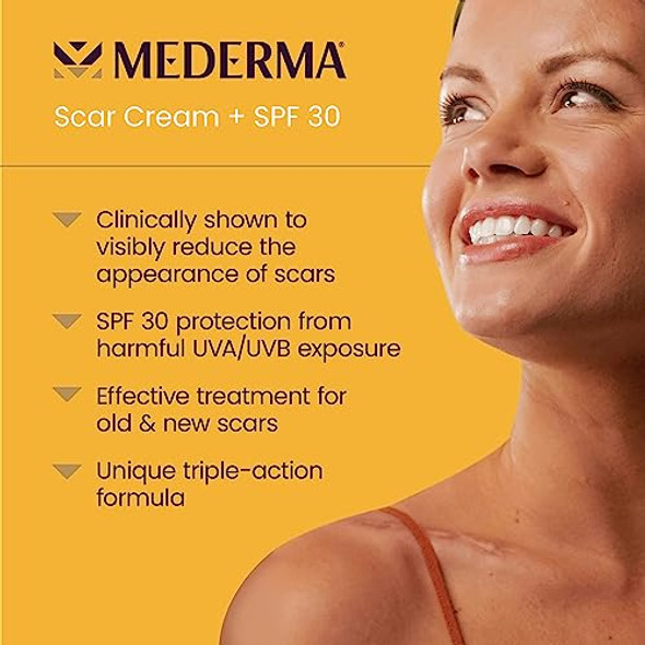 Mederma Scar Cream Plus Spf 30 Sunscreen Protects From Sun Damage Reduces The Appearance Of Scars 40 Grams (2 X 20G)