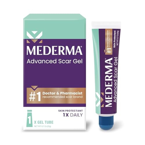Mederma Scar Gel Reduces Acne Burn Surgery Scars 0.70Oz And Qtips 100% Cotton Swabs 500 Count