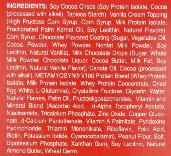 Metrx Big 100 Colossal Meal Bar Super Cookie Crunch 3 Ounce (Pack Of 12)