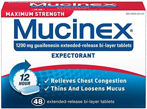 Mucinex Max Strength Tablets 48Count