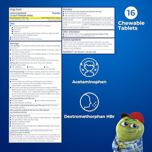 Mucinex Children'S Mighty Chews Nighttime Cold And Flu Medicine