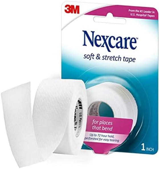 Nexcare Soft & Stretch First Aid Tape Help Keep Injuries Clean And Protected1 In X 6 Yds Nexcare Soft & Stretch First Aid Tape Help Keep Injuries Clean And Protected1 In X 6 Yds