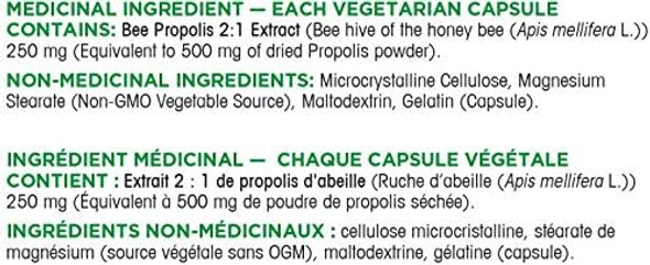 Organika 2 Bottles X Himalayan Bee Propolis 500Mg 200 Capsules
