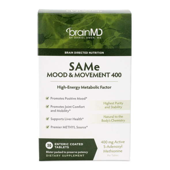 BRAINMD Dr Amen Same Mood & Movement 400-30 Tablets