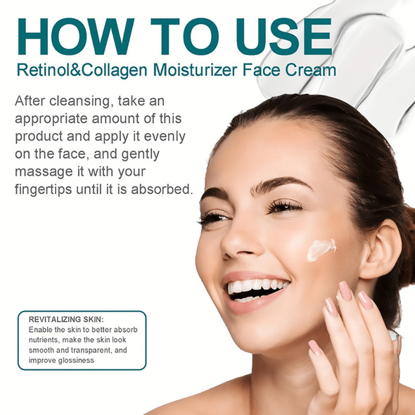 Retinol Firming Face Cream Lifting Neck Anti-aging Remove Wrinkles Night Day Cream Moisturizing Facial Serum Body Skin Care 30g