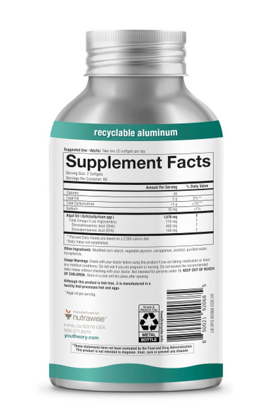 Youtheory Ocean Friendly Omega 120 softgels