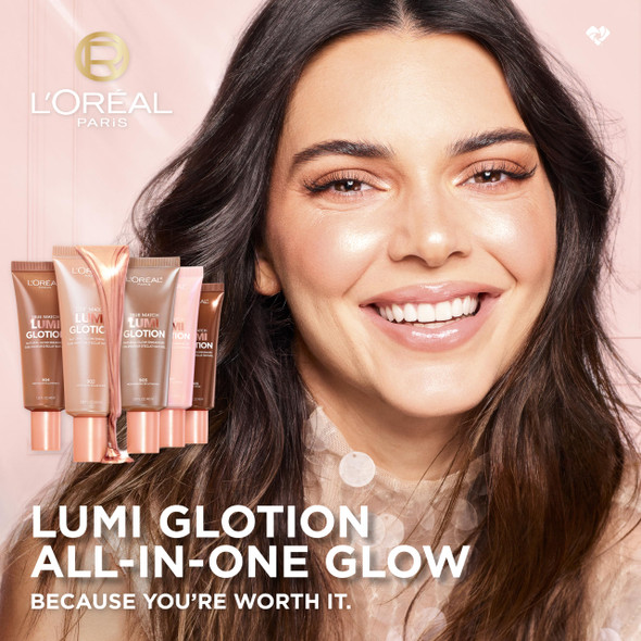 L'Oreal Paris Makeup True Match Lumi Glotion Natural Glow Enhancer Illuminator Highlighter Bronzing Drops For a Sun Kissed Glow 904 Deep
