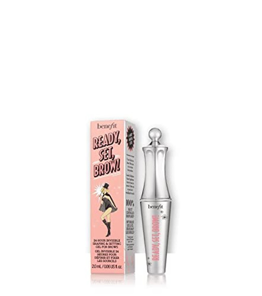 Benefit Ready Set Brow 24 Hour Invisible Shaping And Setting Clear Gel For Brows 0.23 Ounce