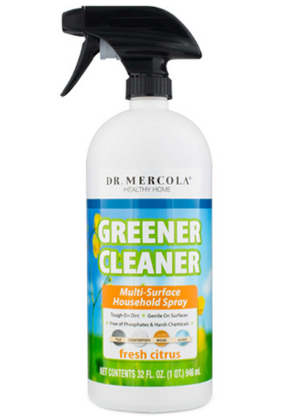 Dr. Mercola Greener Cleaner Spray Fresh Citrus