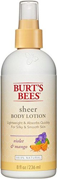 Burt'S Bees Sheer Body Lotion - Violet And Mango - 8 Oz