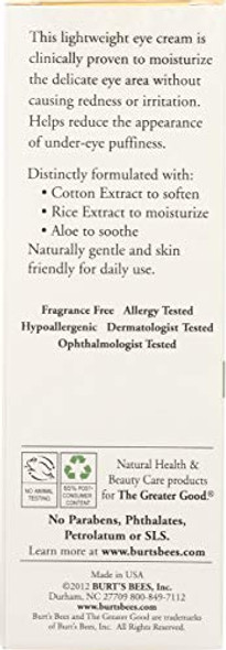 Burt'S Bees Eye Cream For Sensitive Skin 0.5 Ounces