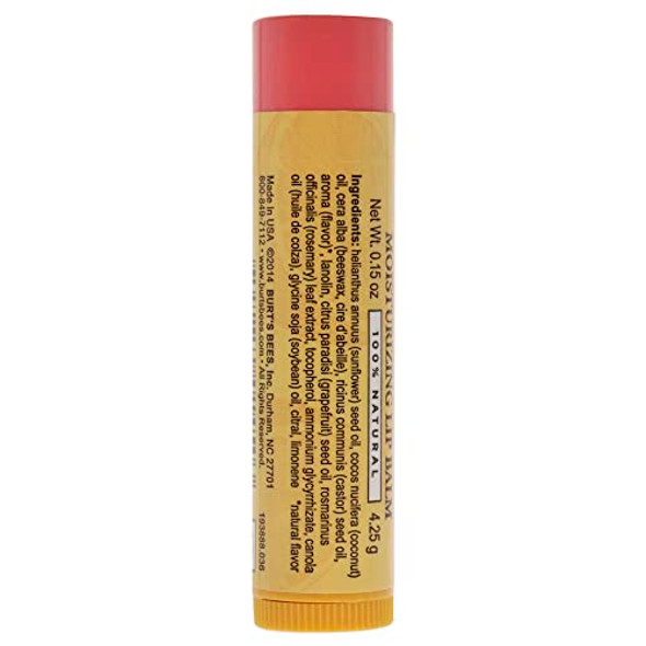 Burt'S Bees Pink Grapefruit Moisturizing Lip Balm