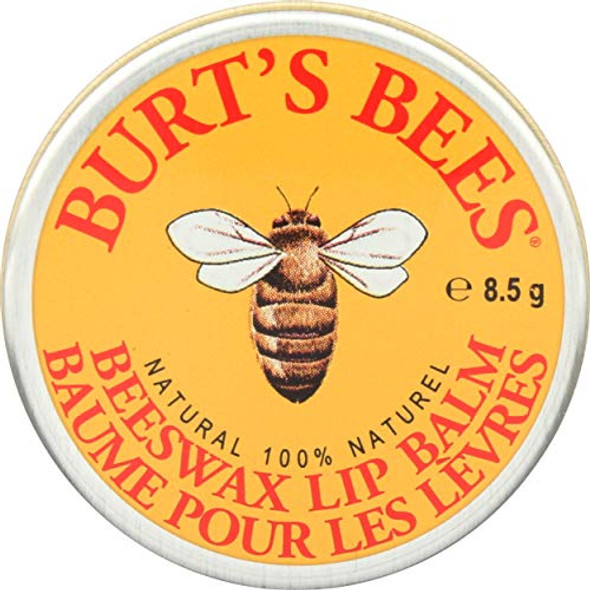 Burts Bees Beeswax Lip Balm Tin 0.3 Oz