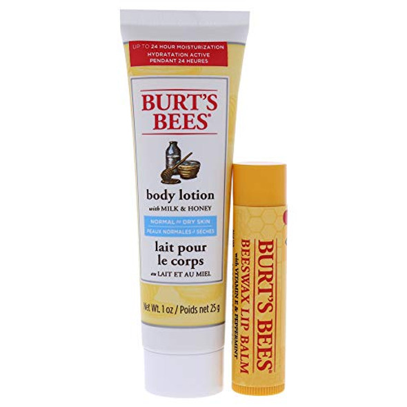 Burts Bees Hive Favorites Kit - Beeswax Unisex 0.15Oz Beeswax Lip Balm With Vitamin E And Peppermint 1Oz Body Lotion With Milk Honey 2 Pc Multi-Colored Burts Bees Hive Favorites Kit - Beeswax Unisex 0.15Oz Beeswax Lip Balm With Vitamin E And Peppermint 1Oz Body Lotion With Milk Honey 2 Pc Multi-Colored