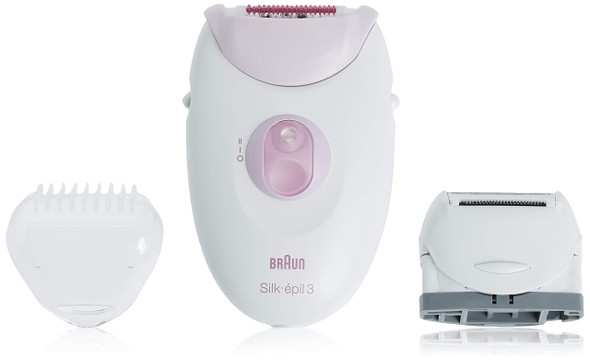 Braun Epilator Silk-epil 3 3-270 Hair Removal for Women Shaver and Trimmer