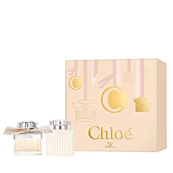 Chloe Eau De Parfum Spray 1.7 Oz & Body Lotion 3.4 Oz