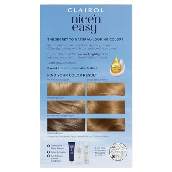 Nice'N Easy Permanent Color Natural Medium Blonde [8/103A] 1 Ea
