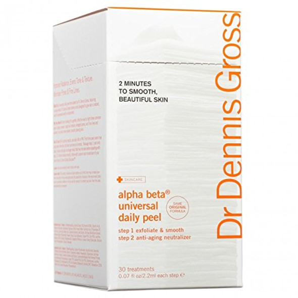 Dr. Dennis Gross Skincare Alpha Beta Universal Daily Face Peel (Original Formula) 30 Treatment Packets