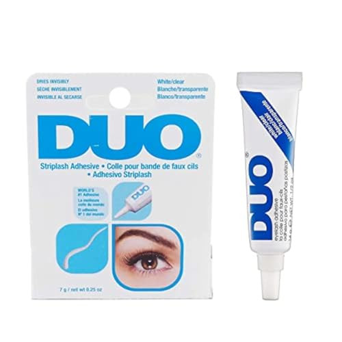Duo Strip Eyelash Adhesive For Strip Lashes Dark Tone 0.25 Oz 1-Pack