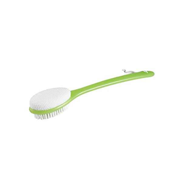 Ecotools Buff And Polish Bath Brush Exfoliating & Helps Promote Circulation Dual Sided Brush For Healthy Looking Skin Bath & Shower Body Brush For Men & Women Green Cruelty- 1 Count