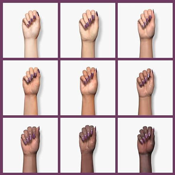 Essie Gel Couture Long-Lasting Nail Polish Vegan Deep Plum Museum Muse