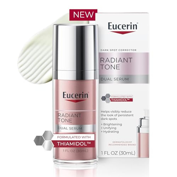Eucerin Radiant Tone Dual Serum Dark Spot Corrector Dark Spot Serum With Thiamidol And Hyaluronic Acid Helps Visibly Reduce The Look Of Persistent Dark Spots 1 Fl Oz Bottle Eucerin Radiant Tone Dual Serum Dark Spot Corrector Dark Spot Serum With Thiamidol And Hyaluronic Acid Helps Visibly Reduce The Look Of Persistent Dark Spots 1 Fl Oz Bottle