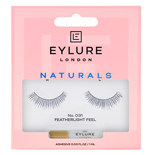 Eylure Naturals Accent No. 003 & No. 031 Reusable Eyelashes Adhesive Included 1 Pair Each