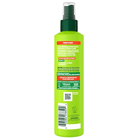 Garnier Fructis Grow Strong Thickening 10-In-1 Spray Biotin-C 8.1 Fl Oz 1 Count (Packaging May Vary)