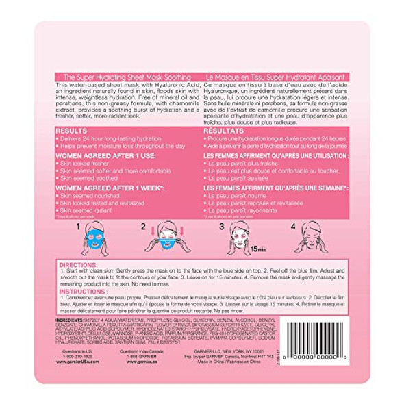 Garnier Skinactive Moisture Bomb The Super Hydrating Smoothing Mask 1.08 F