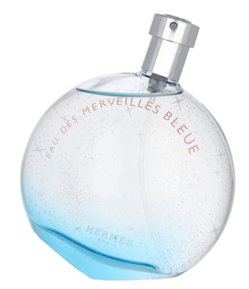 Hermes Eau Des Merveilles Bleue Eau De Toilette Spray 3.3 Fl Oz