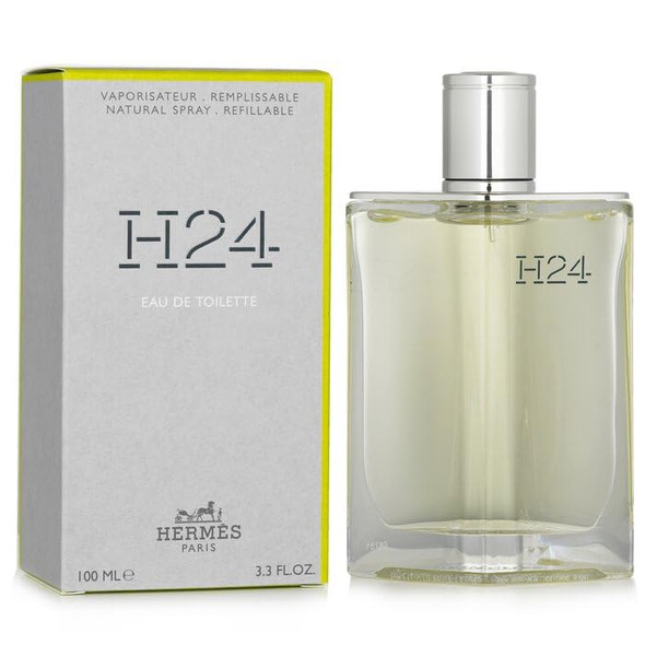 Hermes H24 Eau De Toilette Spray Refillable Spray For Men 3.3 Ounce