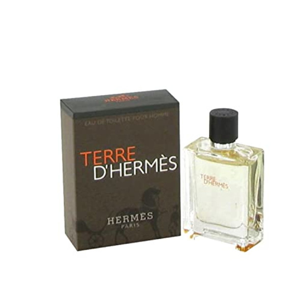 Hermès Terre D'Eau De Toilette Spray Splash Miniature For Men 0.16 Oz/5 Ml