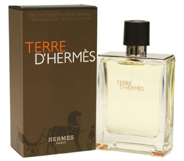 Hermes Terre D'Hermes Eau De Toilette 6.7 Oz Terre D'Herm Eau Intense Vetiver Eau De Parfum 3.4 Ounce Bundle