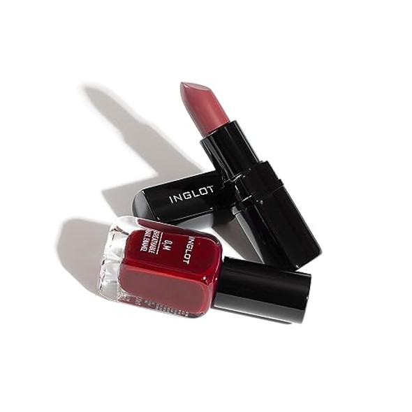 Inglot Team Up With Lipstick Matte & O2M Breathable Nail Enamel Makeup Set (425/652) Inglot Team Up With Lipstick Matte & O2M Breathable Nail Enamel Makeup Set (425/652)