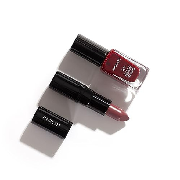 Inglot Team Up With Lipstick Matte & O2M Breathable Nail Enamel Makeup Set (405/652) Inglot Team Up With Lipstick Matte & O2M Breathable Nail Enamel Makeup Set (405/652)